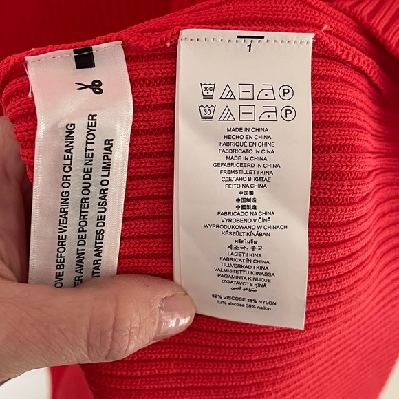 🪸👗 NWT SEA CORAL KNIT MIDI DRESS 👗🪸 - Picture 7 of 8